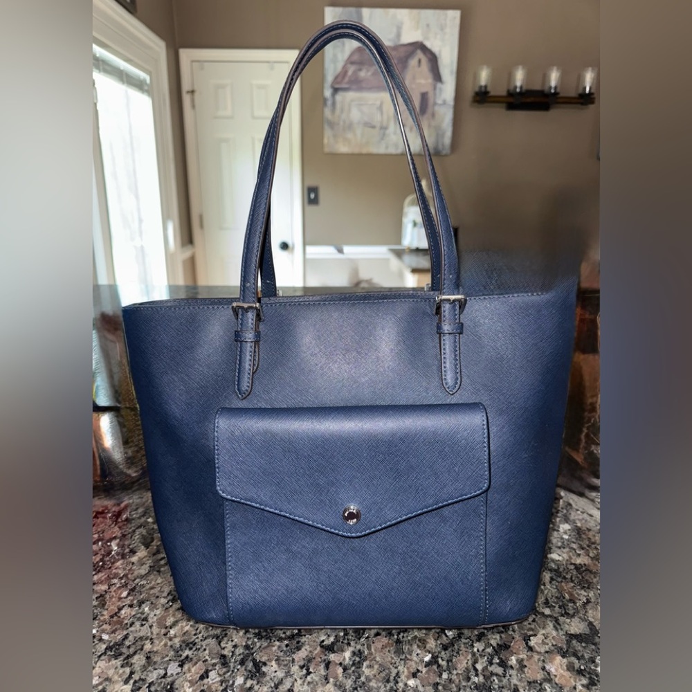 Michael Kors Navy Blue handbag, Tote